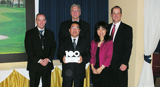 2011年4月，在意大利召开的惠而浦全球100周年庆典活动总，科隆集团荣获“*具竞争力大奖”