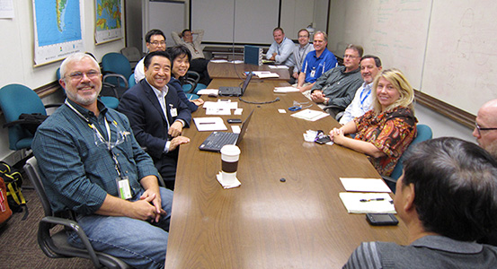 2012年12月-集团总裁程清丰走访美国GE